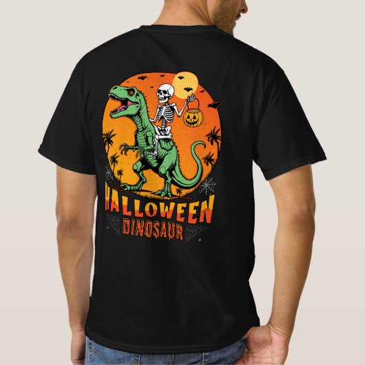 Halloween Dinosaur T-shirt (Achterkant)
