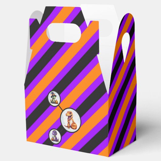 Halloween dinosaurus dino-mash feest bedankdoosjes (Geopend)