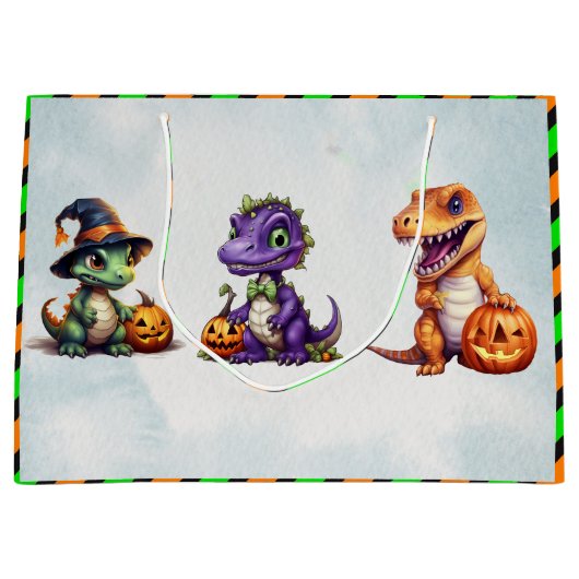 Halloween dinosaurus dino-mash feest groot cadeauzakje (Voorkant)