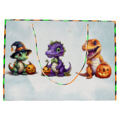 Halloween dinosaurus dino-mash feest groot cadeauzakje (Achterkant)