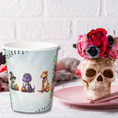 Halloween dinosaurus dino-mash feest papieren bekers