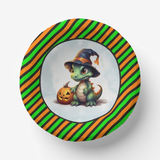 Halloween dinosaurus dino-mash feest papieren kommen (Voorkant)