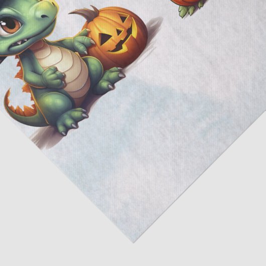 Halloween dinosaurus dino-mash feest tissuepapier (Detail)