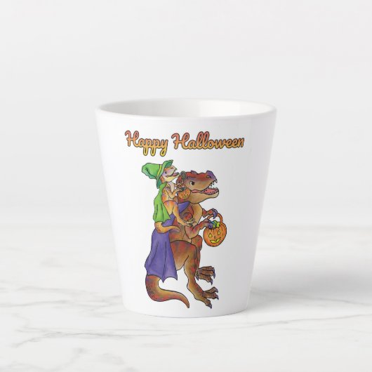 Halloween dinosaurus Mok (Voorkant)