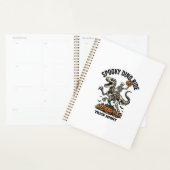 Halloween Dinosaurus Skelet Vintage Trick Ride_1 Planner (Display)