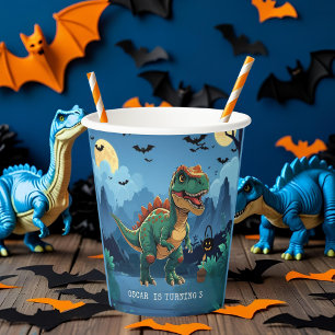 Halloween dinosaurus verjaardagsfeestje Spooky T Papieren Bekers
