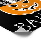 Halloween Discgolf Pompoen Frisbee Golf Ng Me Ske Poster (Hoek)