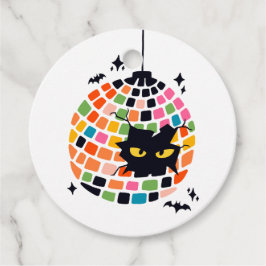 Halloween Disco Ball Favoriet Tags Bedankjes Labels