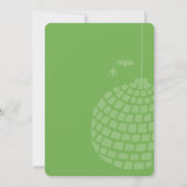 Halloween Disco Ball Party Uitnodiging (Achterkant)