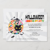 Halloween Disco Ball Party Uitnodiging (Voorkant)
