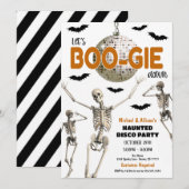 Halloween Disco Party uitnodiging (Voorkant / Achterkant)