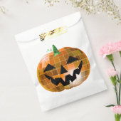 Halloween Disco Spiegel Bal Pompoen Bedankzakje (Gezegeld)