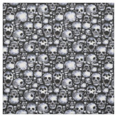 Halloween Disco Spiegel Ball Skulls Stof (Swatch)