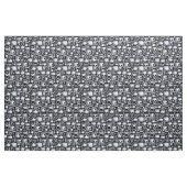 Halloween Disco Spiegel Ball Skulls Stof (Fat Quarter)
