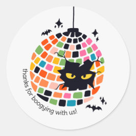 Halloween discobal Dank u Sticker