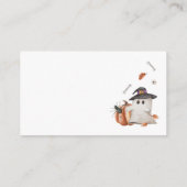 Halloween Display Baby shower Informatiekaartje (Achterkant)