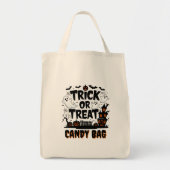 Halloween display met geesten, pompoenen tote bag (Voorkant)