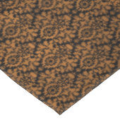 Halloween Distressed Victoriaans Sinaasappel Black Tafelkleed (Gekanteld)