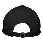 Halloween District Threads Chino Twill-Hoed Cool Geborduurde Pet (Achterkant)