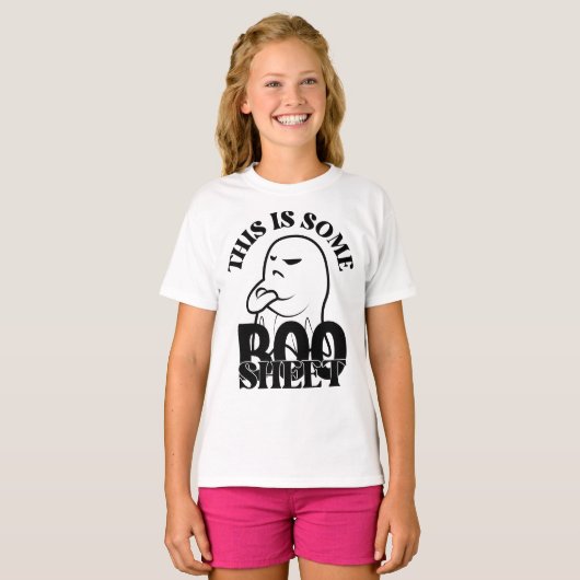 Halloween Dit is een laken, grappige geest T-shirt (Voorkant volledig)