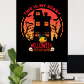 Halloween Dit is mijn eng helloween kostuum Poster (Thuiskantoor)