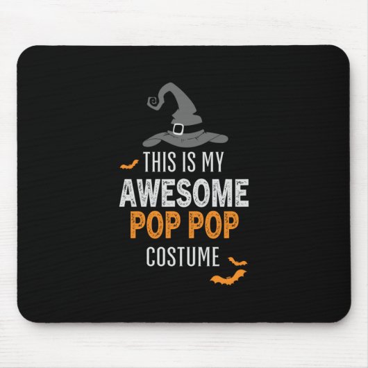 Halloween Dit is mijn Geweldige Pop Pop. Muismat (Voorkant)