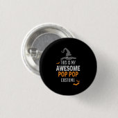 Halloween Dit is mijn Geweldige Pop Pop. Ronde Button 3,2 Cm (Voorkant /achterkant)