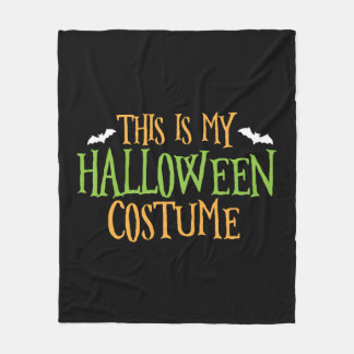 Halloween - Dit is mijn Halloween kostuum Fleece Deken