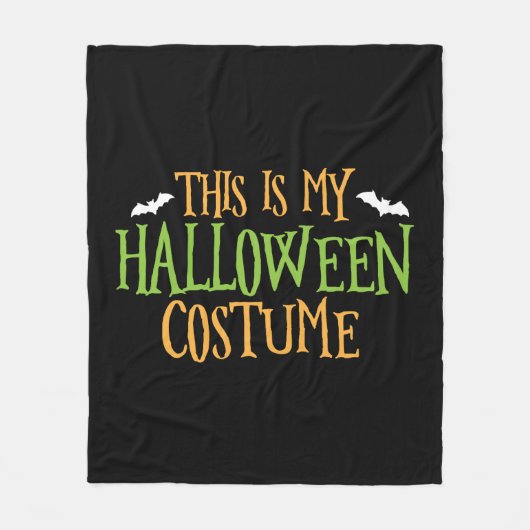 Halloween - Dit is mijn Halloween kostuum Fleece Deken (Voorkant)