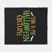 Halloween - Dit is mijn Halloween kostuum Fleece Deken (Voorkant (Horizontaal))