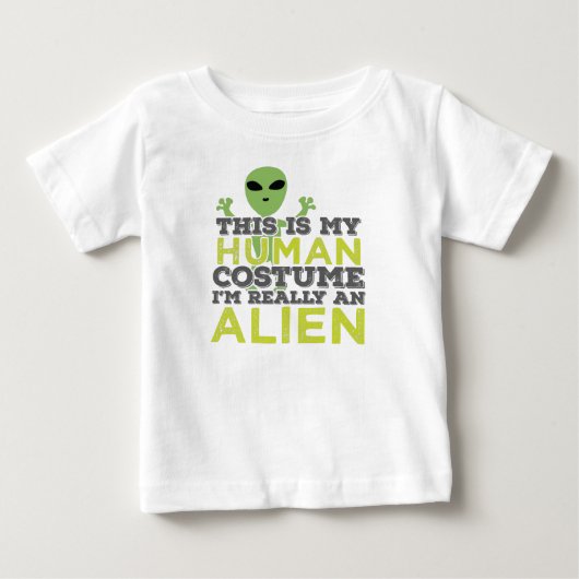 Halloween Dit is mijn menselijk kostuum echt een b (Voorkant)