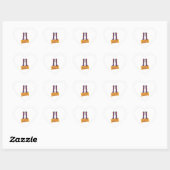 Halloween - Dit meisje houdt van Halloween Hart Sticker (Vel)