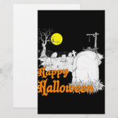 Halloween DIY Briefpapier (Voorkant / Achterkant)