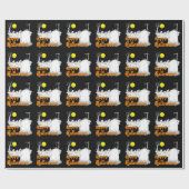 Halloween DIY Cadeaupapier (Vlak)