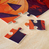 Halloween Doberman Vampire Pumpkins eng Legpuzzel (Zijkant)