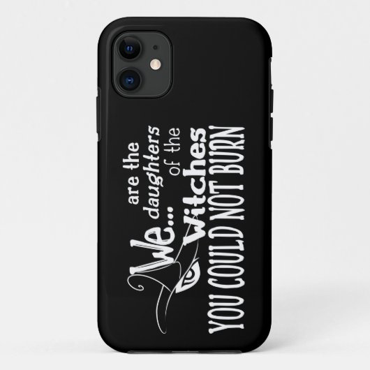 halloween dochters heksen geen wit Case-Mate iPhone case (Achterkant)