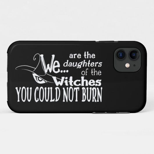 halloween dochters heksen geen wit Case-Mate iPhone case (Achterkant (horizontaal))