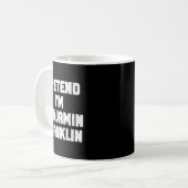 Halloween Doe alsof ik Benjamin Franklin Kostuum L Koffiemok (Voorkant links)