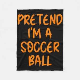 Halloween Doe alsof ik een luie voetbal kostuum vo Fleece Deken