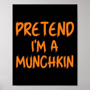 Halloween Doe alsof ik een Munchkin Kostuum Lui Ki Poster
