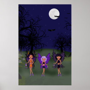 Halloween doet de ondiepe zusters poster