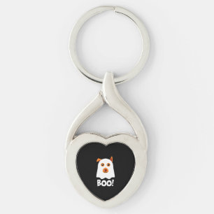 Halloween Dog Boo Sleutelhanger