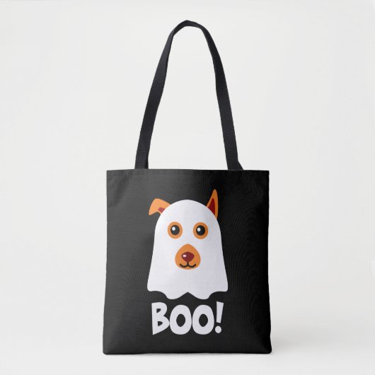 Halloween Dog Boo Tote Bag (Voorkant)