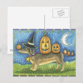 Halloween Dog Briefkaart (Voorkant / Achterkant)