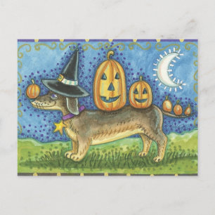 Halloween Dog Briefkaart