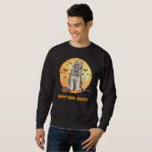 Halloween Dog Duitse Herder Sweatshirt voor mannen (Voorkant volledig)
