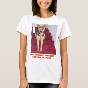 Halloween Dog en geen behandelingen T-shirt