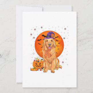 Halloween Dog Golden Retriever Aankondiging