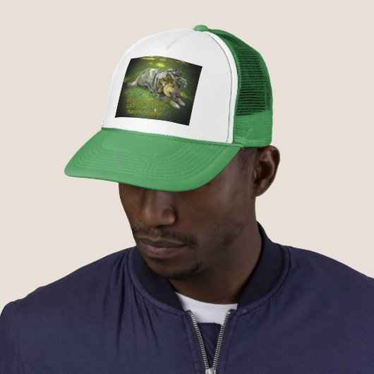 Halloween Dog in Camouflage Trucker Pet (In situ)