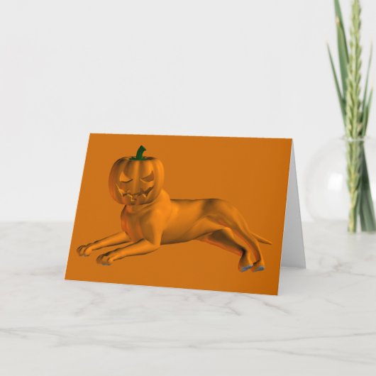 Halloween Dog Kaart (Voorkant)
